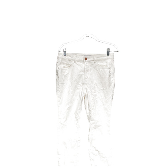 LOFT Cream Skinny Corduroy Pants - Size 28 - Picture 1 of 4